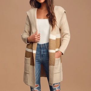 Lulus Striped Cardigan